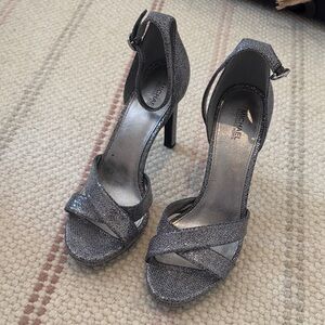 Michael Kors Glittering Silver Heels